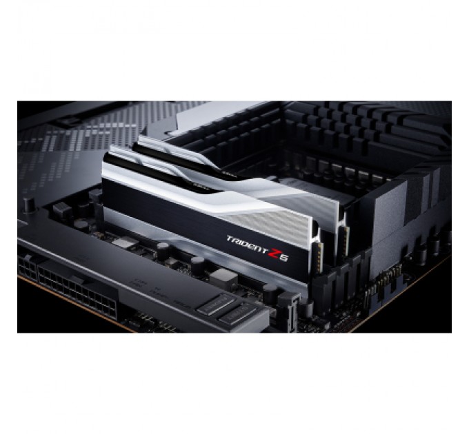 G.Skill Модуль пам'яті для комп'ютера DDR5 32GB (2x16GB) 6000 MHz Trident Z5 Silver G.Skill (F5-6000J3636F16GX2-TZ5S)