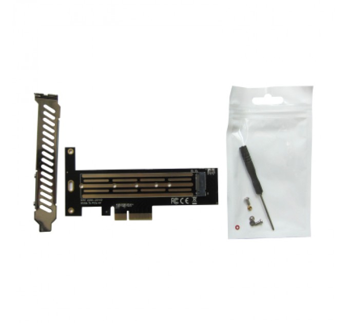 Dynamode Контролер Dynamode M.2 SSD NVMe M-Key to PCI-E 3.0 x4/ x8/ x16, full profile br (PCI-Ex4- M.2 M-key)
