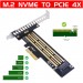 Dynamode Контролер Dynamode M.2 SSD NVMe M-Key to PCI-E 3.0 x4/ x8/ x16, full profile br (PCI-Ex4- M.2 M-key)