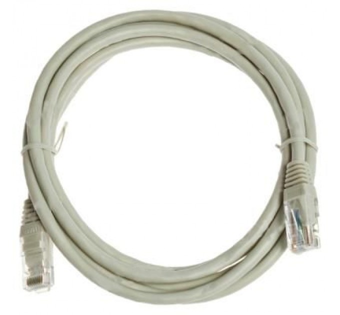 Kingda Патч-корд 2м, UTP, cat.6, CU, 24AWG, grey Kingda (KD-PAUT6200GY)