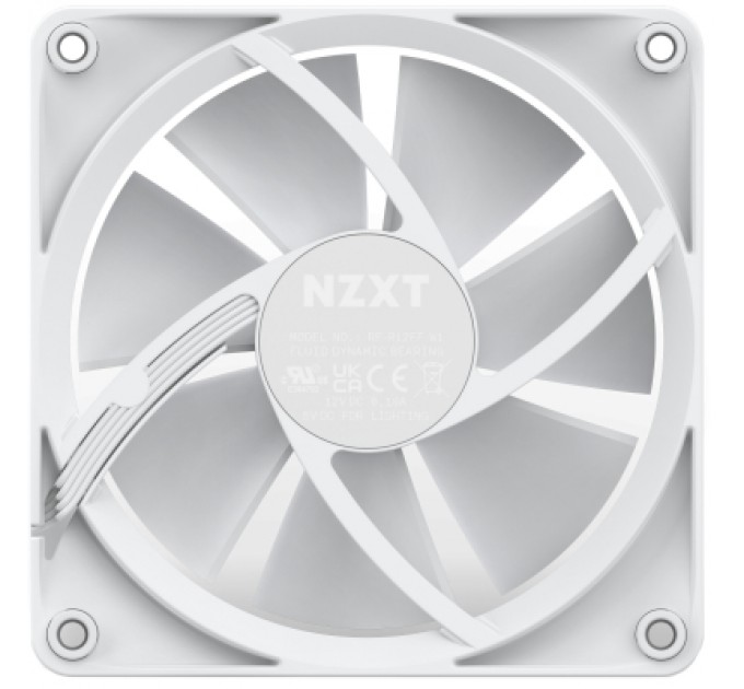 NZXT Кулер до корпусу NZXT F120RGB Single (White) (RF-R12SF-W1)