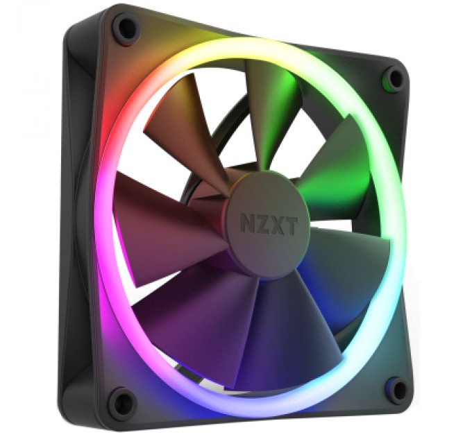 NZXT Кулер до корпусу NZXT F140RGB Single (Black) (RF-R14SF-B1)
