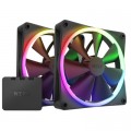 NZXT Кулер до корпусу NZXT F140RGB Twin (Black) (RF-R14DF-B1)