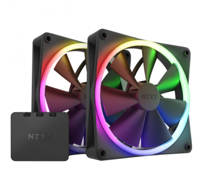 NZXT Кулер до корпусу NZXT F140RGB Twin (Black) (RF-R14DF-B1)