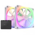 NZXT Кулер до корпусу NZXT F140RGB Twin (White) (RF-R14DF-W1)