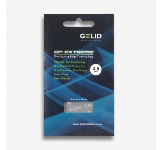 Gelid Solutions Термопрокладка Gelid Solutions GP-Extreme 80x40x2.5 mm (TP-GP01-F)