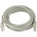 Kingda Патч-корд 5м, UTP, cat.6, CU, 24AWG, grey Kingda (KD-PAUT6500GY)