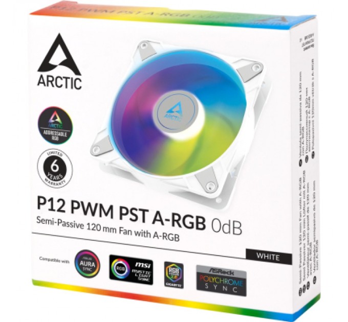 Arctic Кулер до корпусу Arctic P12 PWM PST A-RGB (ACFAN00254A)