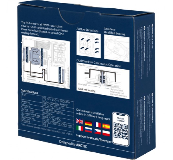 Arctic Кулер до корпусу Arctic F9 PWM PST CO (ACFAN00215A)