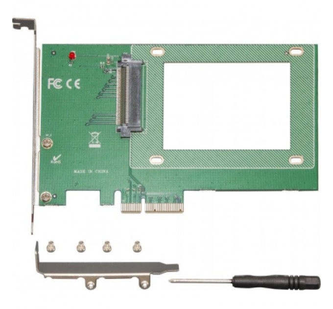 Frime Контролер Frime PCI-E-U.2 SFF8639 (ECF-PCIEtoSSD005.LP)