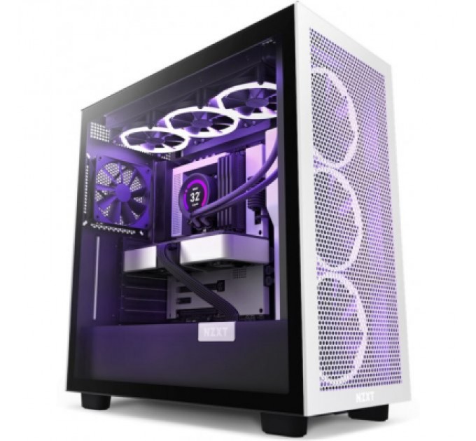 NZXT Корпус NZXT H7 v1 2022 Flow Edition Black and White (CM-H71FG-01)