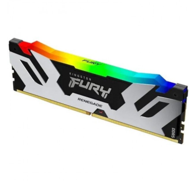 Kingston Fury (ex.HyperX) Модуль пам'яті для комп'ютера DDR5 16GB 6400 MHz Renegade RGB Kingston Fury (ex.HyperX) (KF564C32RSA-16)