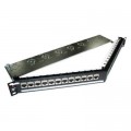 Molex Патч-панель 19" кутова 24xRJ-45 STP cat.6A, DG+, 1U Molex (PID-00218)