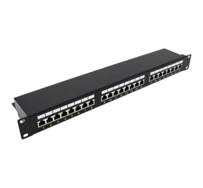 Molex Патч-панель 19" 24xRJ-45 STP cat.5e, 1U Molex (KD-PP30-STP-C5e-24P)