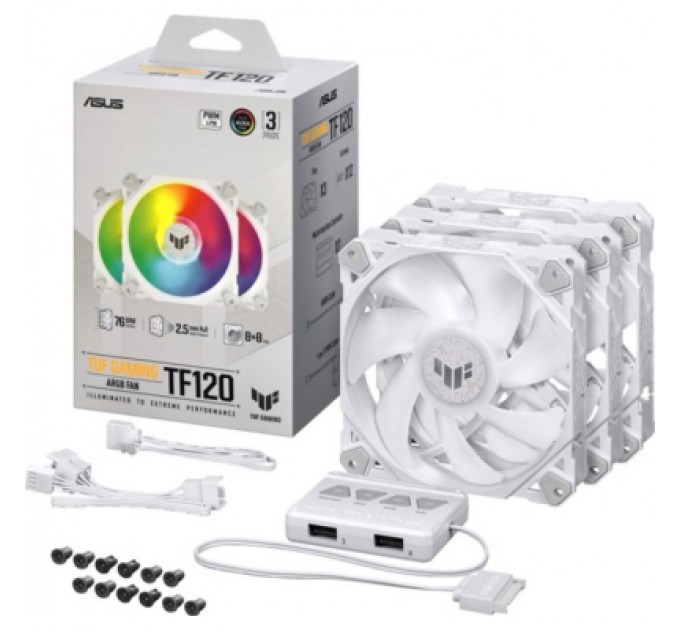 ASUS Кулер до корпусу ASUS TUF GAMING TF120 ARGB 3IN1 (90DA0033-B09030)