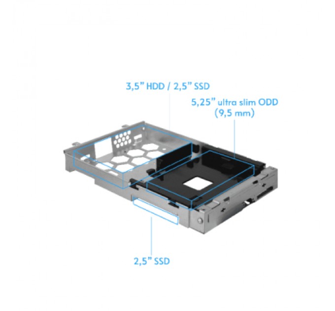 Chieftec Корпус Chieftec UNI (BE-10B-300)