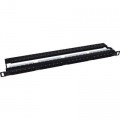 Kingda Патч-панель 19" 24xRJ-45 UTP cat.5e, 0.5U, with cable organizer Kingda (KD-PP46-UTP-C5e-24P-0.5U)