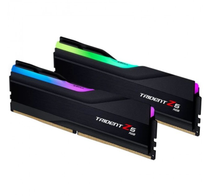 G.Skill Модуль пам'яті для комп'ютера DDR5 32GB (2x16GB) 6800 Trident Z5 RGB Black G.Skill (F5-6800J3445G16GX2-TZ5RK)