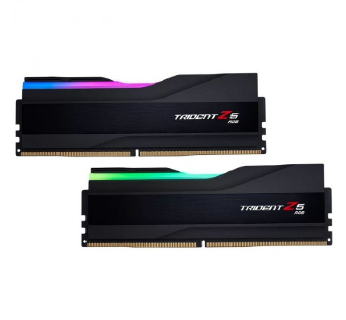 G.Skill Модуль пам'яті для комп'ютера DDR5 32GB (2x16GB) 6800 Trident Z5 RGB Black G.Skill (F5-6800J3445G16GX2-TZ5RK)