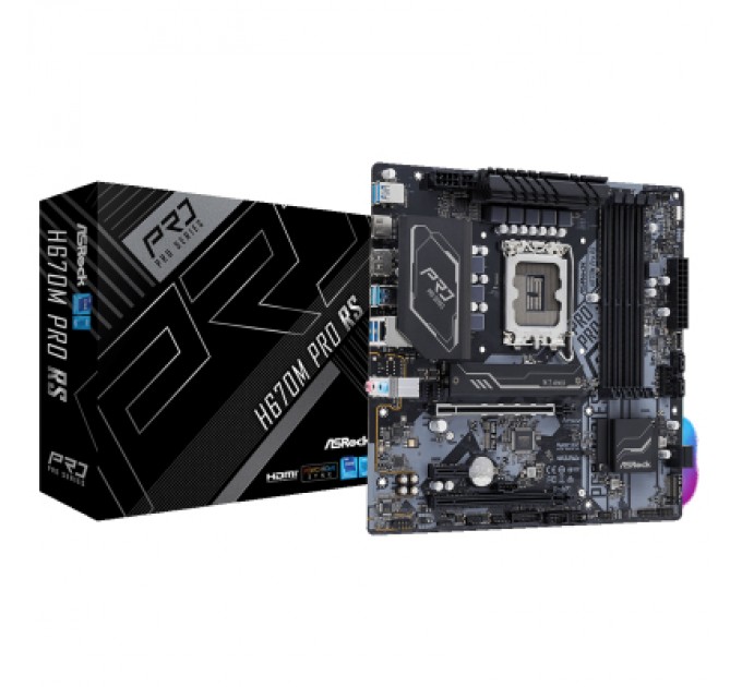 ASRock Материнська плата ASRock H670M PRO RS