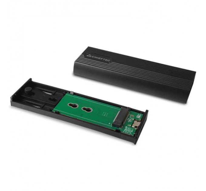 Chieftec Кишеня зовнішня Chieftec USB 3.2 Gen2 Type-C M.2 PCIe NVMe/SATA SSD (CEB-M2C-TL)