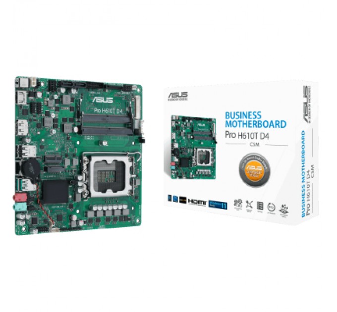 ASUS Материнська плата ASUS PRO H610T D4-CSM