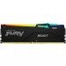 Kingston Fury (ex.HyperX) Модуль пам'яті для комп'ютера DDR5 32GB (2x16GB) 5600 MHz FURY Beast RGB Kingston Fury (ex.HyperX) (KF556C40BBAK2-32)