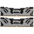 Kingston Fury (ex.HyperX) Модуль пам'яті для комп'ютера DDR5 32GB (2x16GB) 6400 MHz FURY Renegade Silver Kingston Fury (ex.HyperX) (KF564C32RSK2-32)