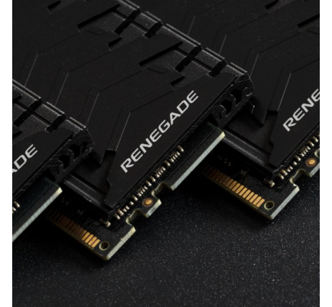 Kingston Fury (ex.HyperX) Модуль пам'яті для комп'ютера DDR4 16GB (2x8GB) 4600 MHz FURY Renegade Black Kingston Fury (ex.HyperX) (KF446C19RBK2/16)