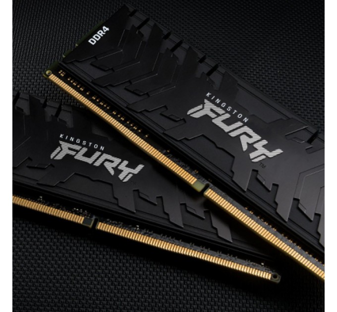Kingston Fury (ex.HyperX) Модуль пам'яті для комп'ютера DDR4 16GB (2x8GB) 4600 MHz FURY Renegade Black Kingston Fury (ex.HyperX) (KF446C19RBK2/16)