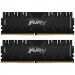 Kingston Fury (ex.HyperX) Модуль пам'яті для комп'ютера DDR4 16GB (2x8GB) 4600 MHz FURY Renegade Black Kingston Fury (ex.HyperX) (KF446C19RBK2/16)