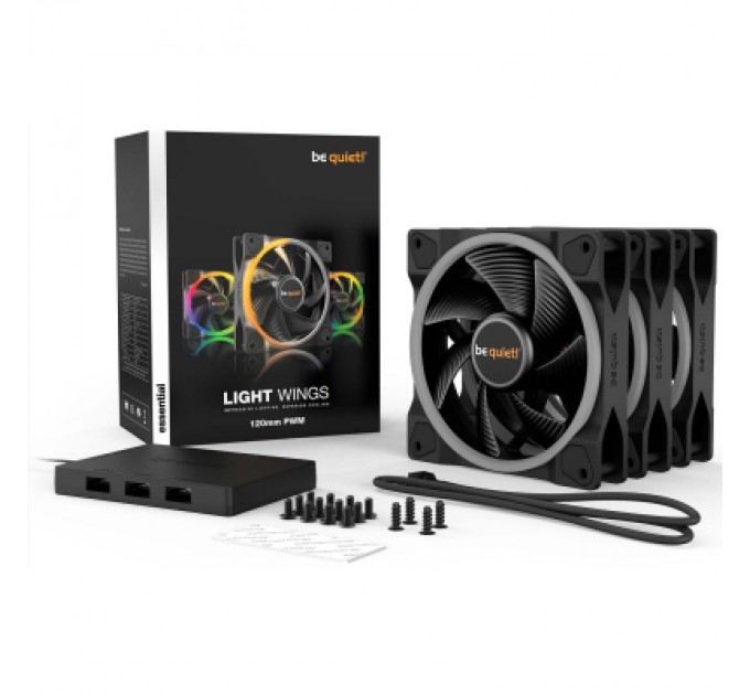 Be quiet! Кулер до корпусу Be quiet! Light Wings 120mm PWM 3 pcs (BL076)