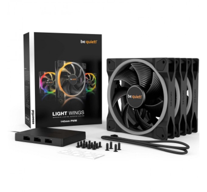 Be quiet! Кулер до корпусу Be quiet! Light Wings 140mm PWM 3 pcs (BL078)