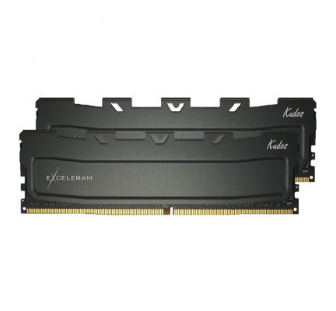 eXceleram Модуль пам'яті для комп'ютера DDR4 32GB (2x16GB) 3200 MHz Black Kudos eXceleram (EKBLACK43232162CD)