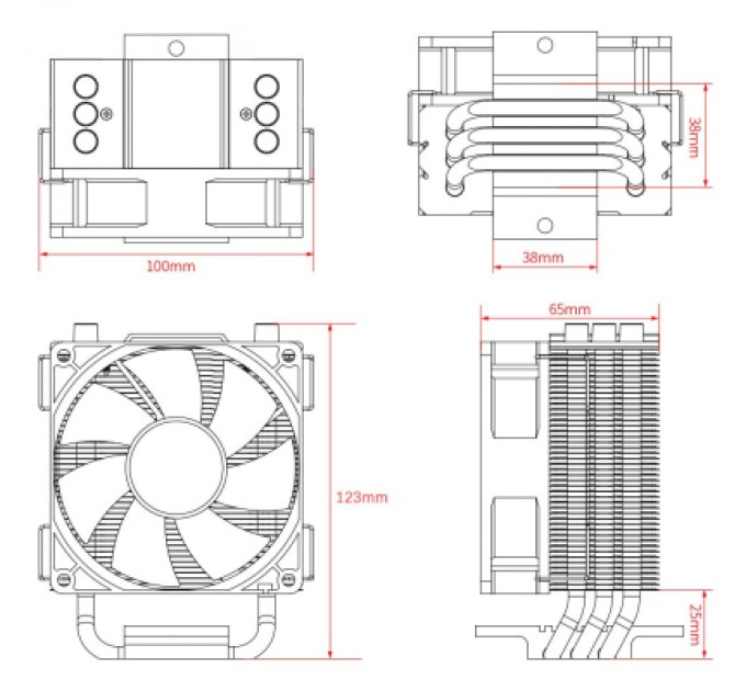 ID-Cooling Кулер до процесора ID-Cooling SE-903-XT