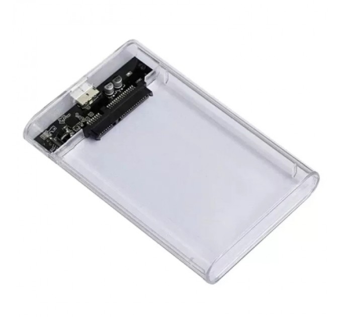 AgeStar Кишеня зовнішня AgeStar 2.5", USB 3.2, 12.5 mm /15 mm HDD/SSD Transparent (3UB2P6 (Transparent))