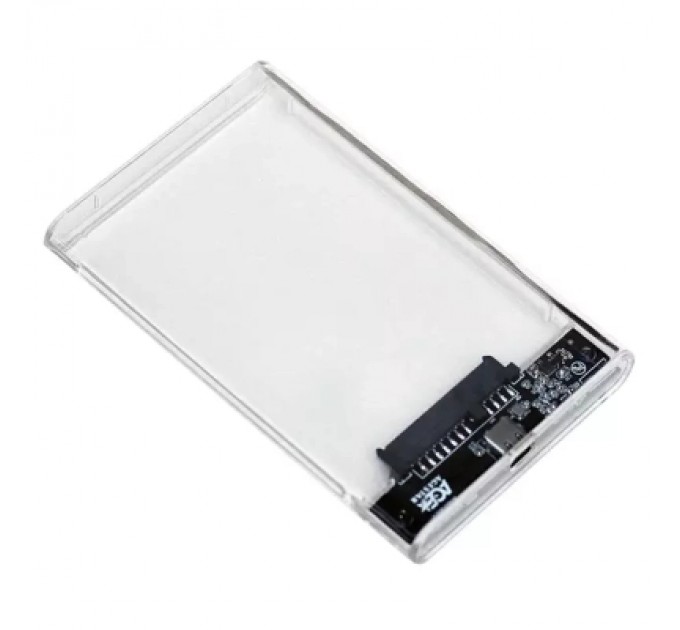 AgeStar Кишеня зовнішня AgeStar 2.5", USB 3.2, 9.5 mm / 7 mm HDD/SSD, Transparent (3UB2P4C (Transparent))