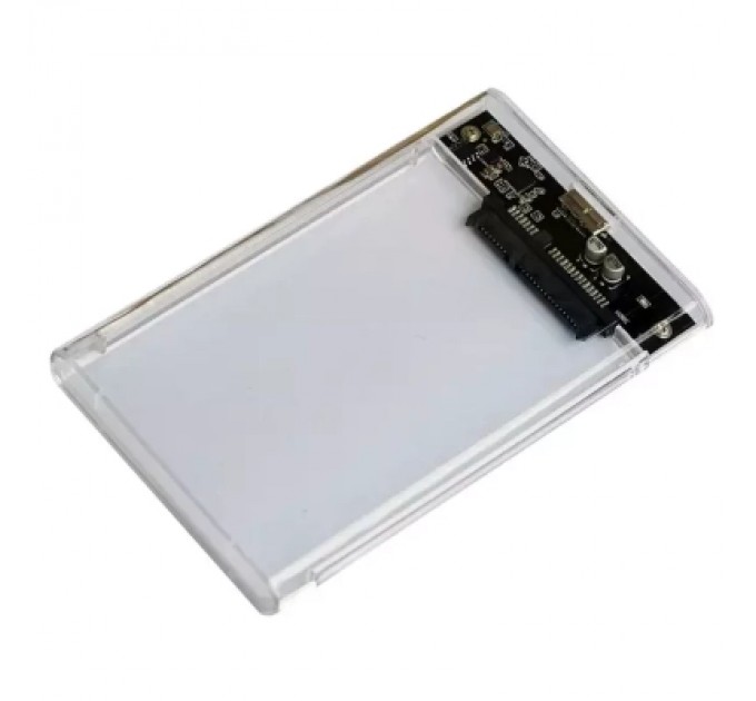 AgeStar Кишеня зовнішня AgeStar 2.5", USB 3.2, 9.5 mm / 7 mm HDD/SSD, Transparent (3UB2P4C (Transparent))