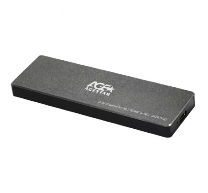 AgeStar Кишеня зовнішня AgeStar M2 SATANVME metal black (31UBVS6C (Black))