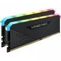 Corsair Модуль пам'яті для комп'ютера DDR4 32GB (2x16GB) 3600 MHz Vengeance RGB RS Black Corsair (CMG32GX4M2D3600C18)