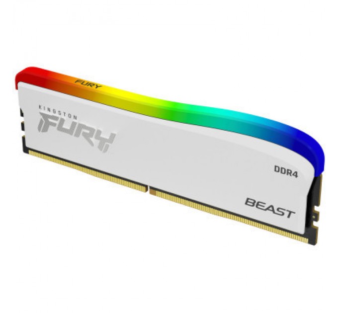 Kingston Fury (ex.HyperX) Модуль пам'яті для комп'ютера DDR4 16GB 3200 MHz Beast White RGB SE Kingston Fury (ex.HyperX) (KF432C16BWA/16)