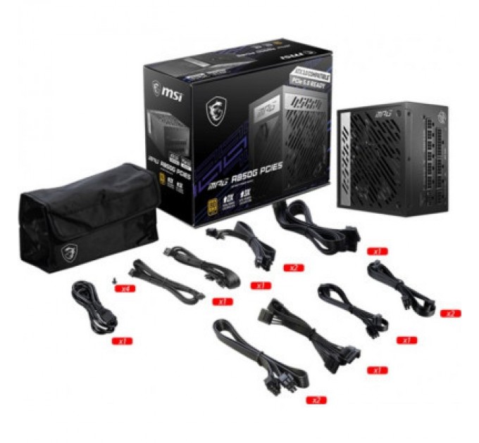 MSI Блок живлення MSI 850W (MPG A850G PCIE5)