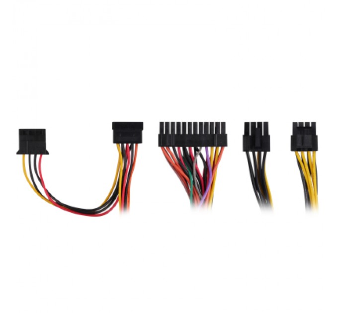 2E Блок живлення 2E BASIC POWER (600W), 80, 120mm, 1xMB 24pin(20+4), 1xCPU 8pin(4+4), 3xMolex, 4xSATA, 2xPCIe 8pin( (2E-BP600-120APFC)