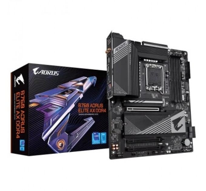 GIGABYTE Материнська плата GIGABYTE B760 AORUS ELITE AX DDR4 (B760 A ELITE AX DDR4)