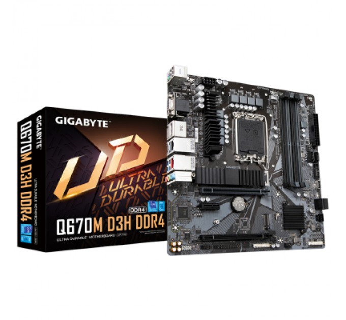 GIGABYTE Материнська плата GIGABYTE Q670M D3H DDR4