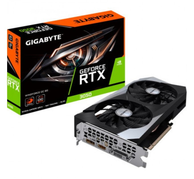 GIGABYTE Відеокарта GIGABYTE GeForce RTX3050 8Gb WINDFORCE OC (GV-N3050WF2OC-8GD)