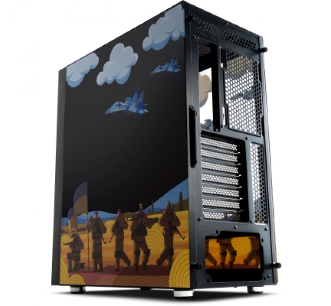 Vinga Корпус Vinga Pillar Black Freedom soldiers (01230011782)