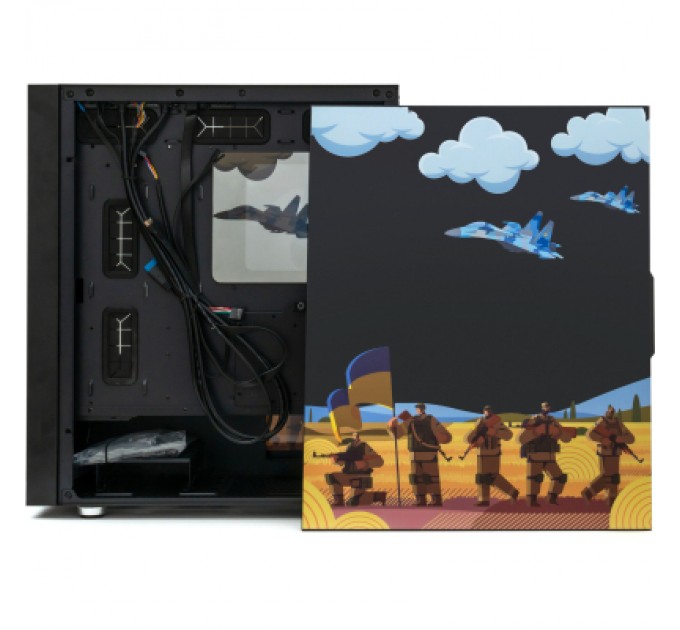 Vinga Корпус Vinga Pillar Black Freedom soldiers (01230011782)