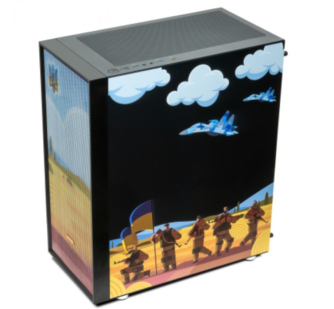 Vinga Корпус Vinga Pillar Black Freedom soldiers (01230011782)