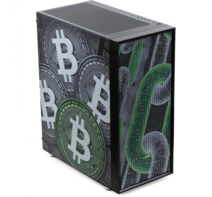 Vinga Корпус Vinga Pillar Black Bitcoin (01230011783)